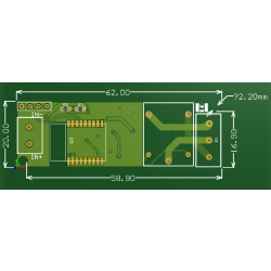 Moduł zbliżeniowy przekaźnik jednokanałowy Bluetooth 5-30V UART